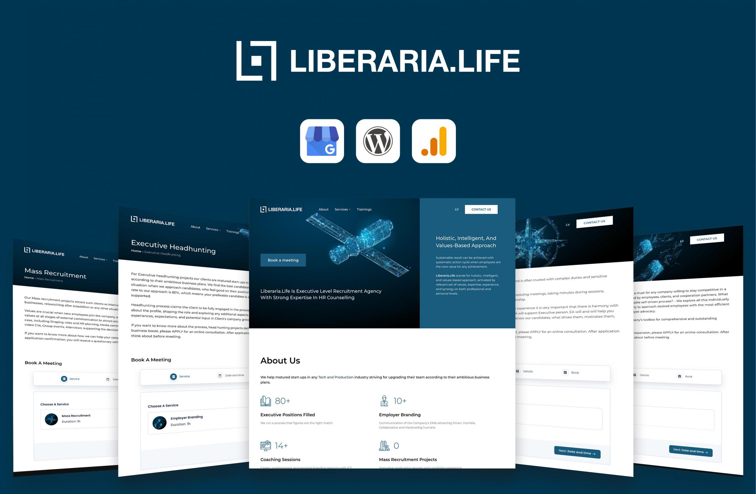 Recruitment Agency Liberaria.Life Website by Mediafy