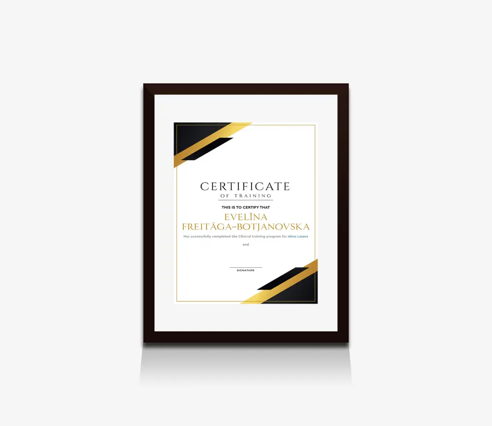 SkinPRO certificate