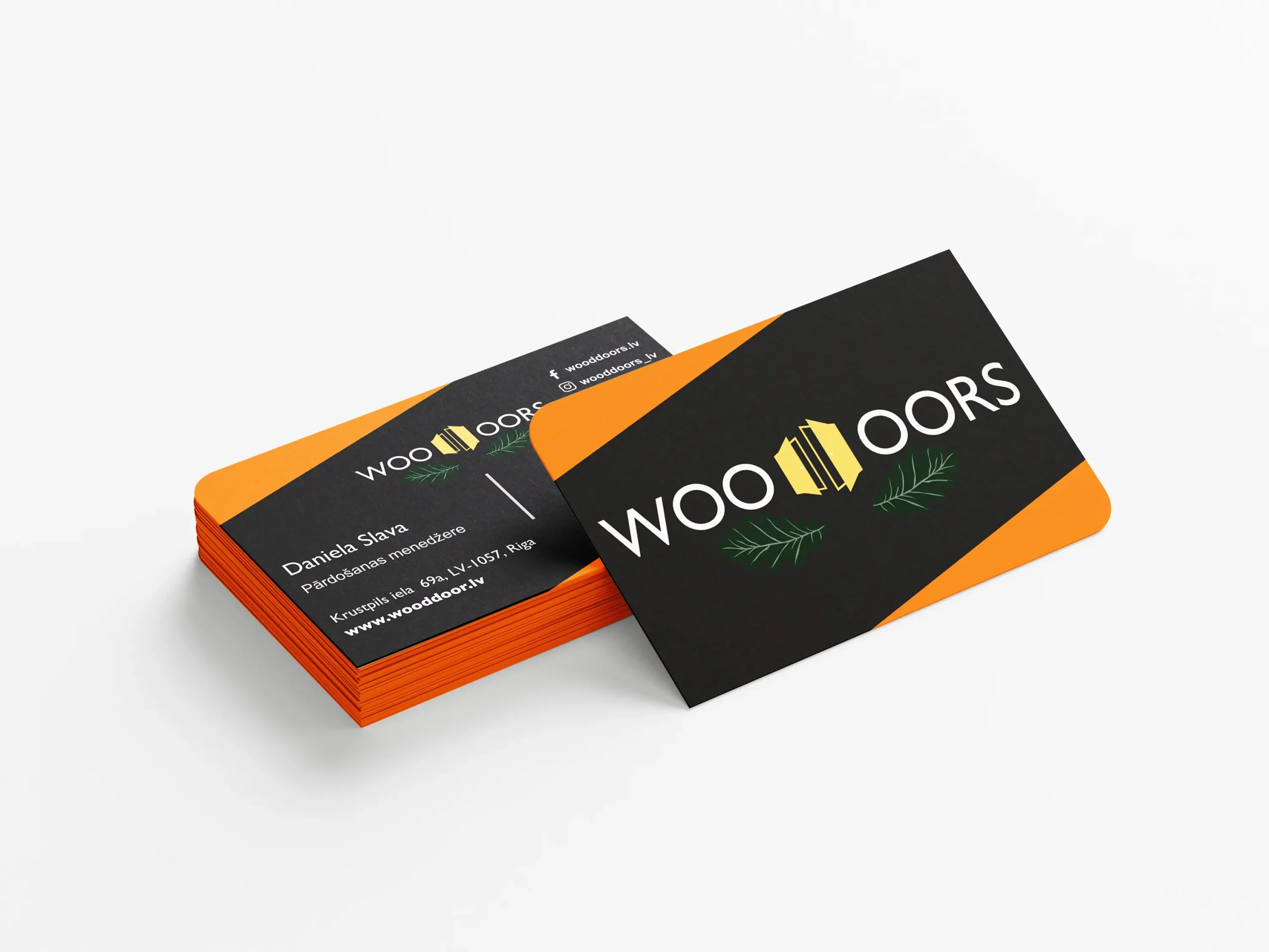 WoodDoor Business Cards